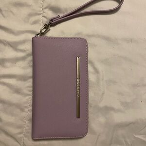 Steve Madden Lilac Wallet with Gold Detail